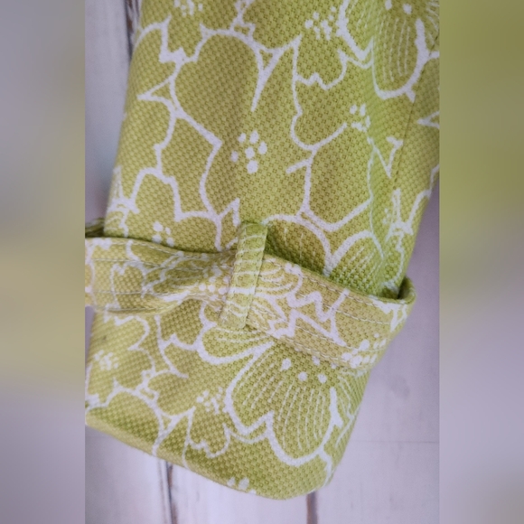 Anne Klein Floral Cotton Jacket Sz 4 - Picture 5 of 16